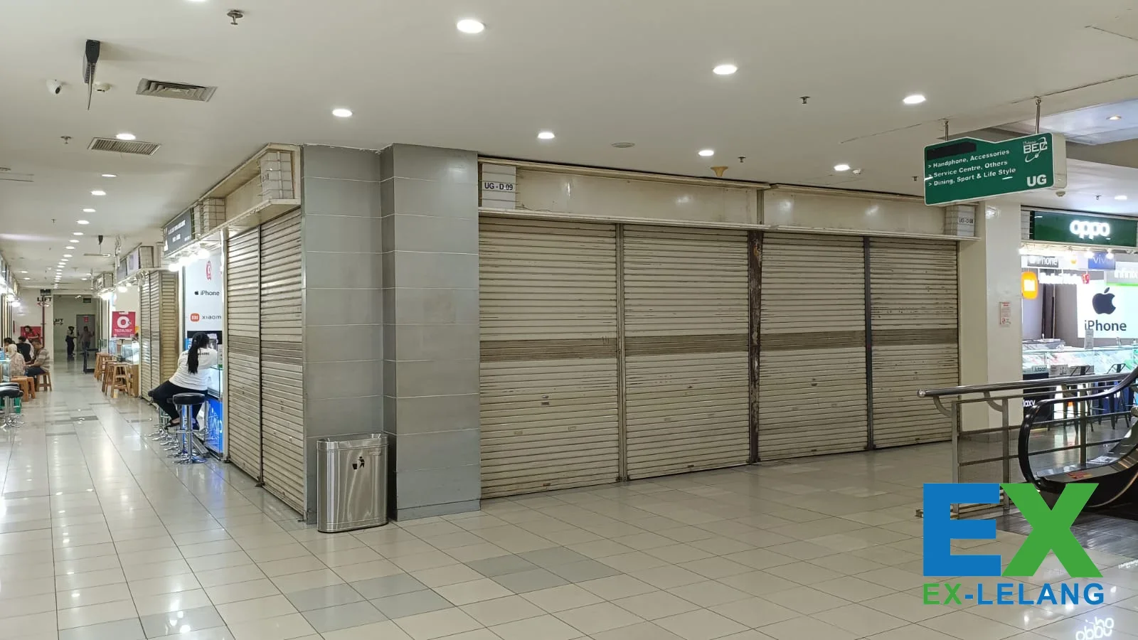 2 Konter Di BEC Dengan Luas Total 33.96 m²