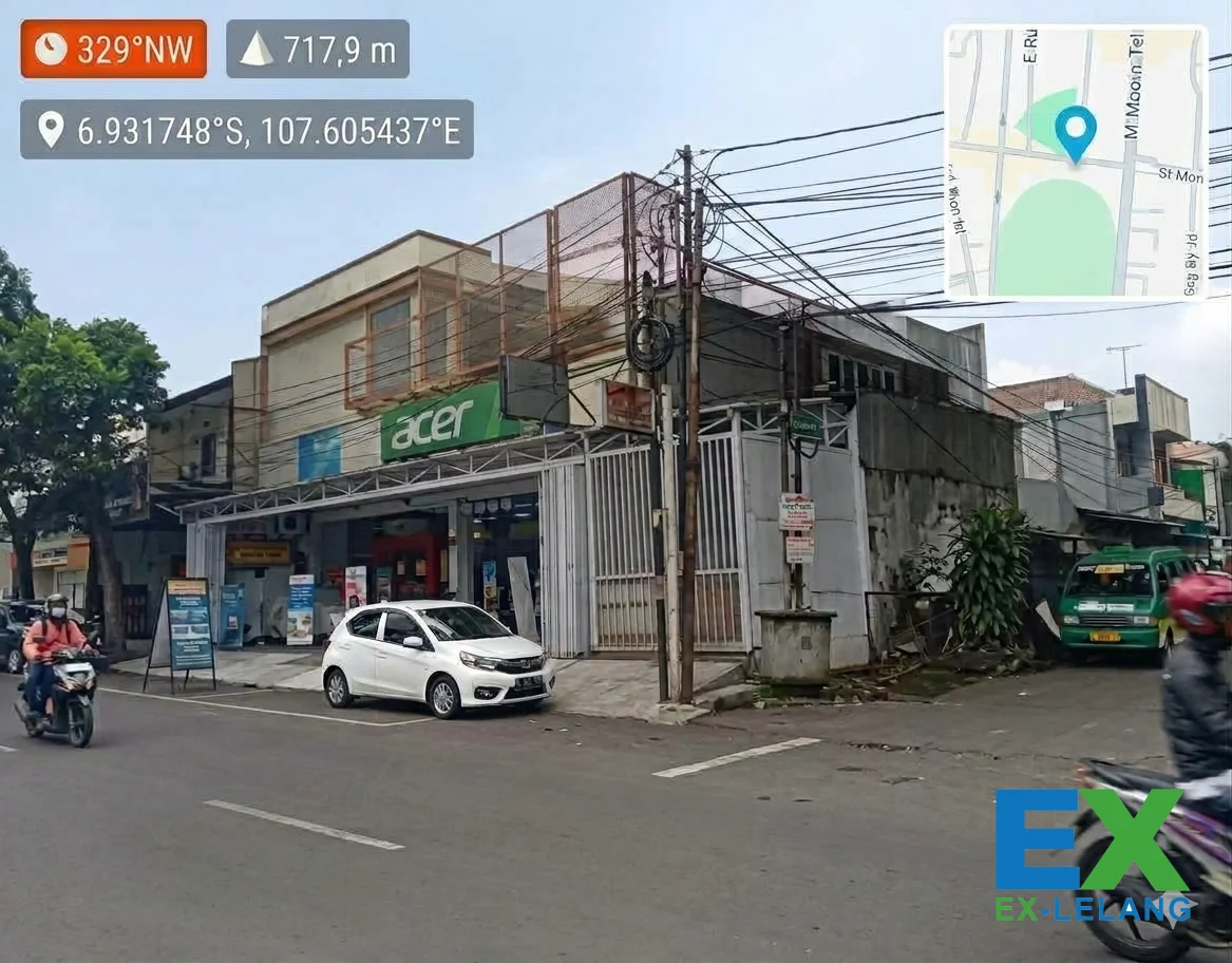 Ruko + Rumah Di Mainroad Kota Bandung Jl Inggit Garnasih Dengan Luas 267 m²